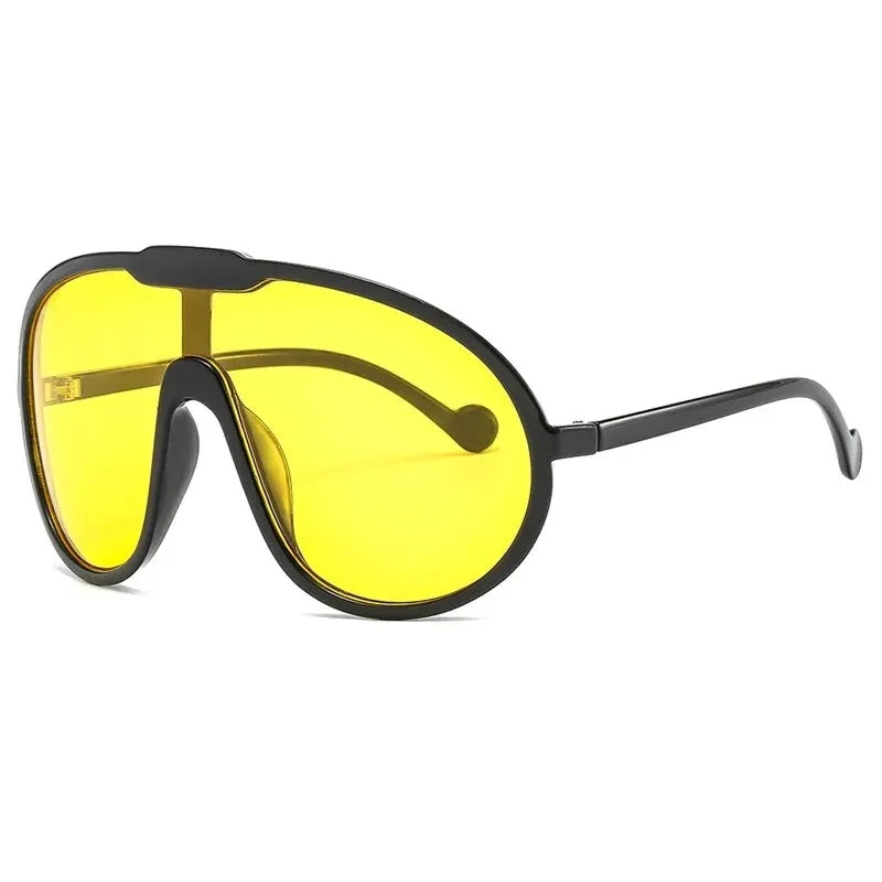 Yellow and black sunglasses